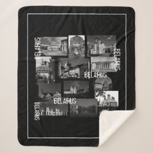 Belarus Беларусь Minsk Grodno Brest T-Shirt Blanke Sherpa Blanket