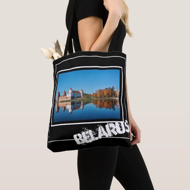 Belarus Беларусь Mir Castle Architecture Tote Bag (Close Up)