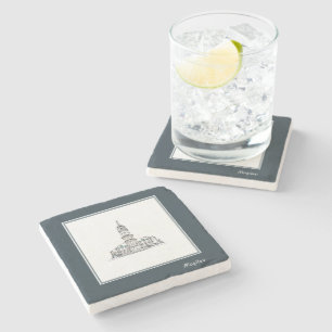 Belarus Беларусь Mogilev Architecture Могилев Stone Coaster