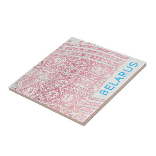 Belarus Беларусь National Folk Pattern Вышиванка Tile