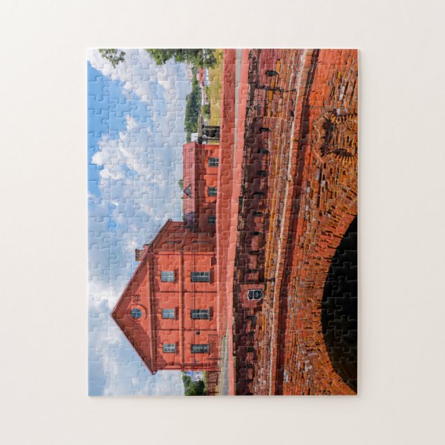 Belarus Беларусь Orsha Орша Architecture Puzzle (Vertical)