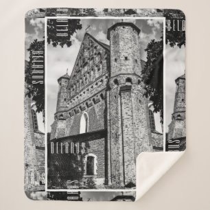 Belarus Беларусь Synkavichy Church Architecture Sherpa Blanket