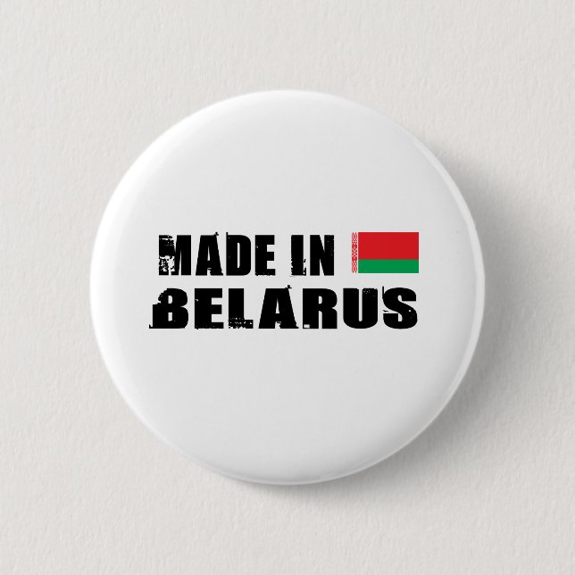 BELARUS 6 CM ROUND BADGE (Front)