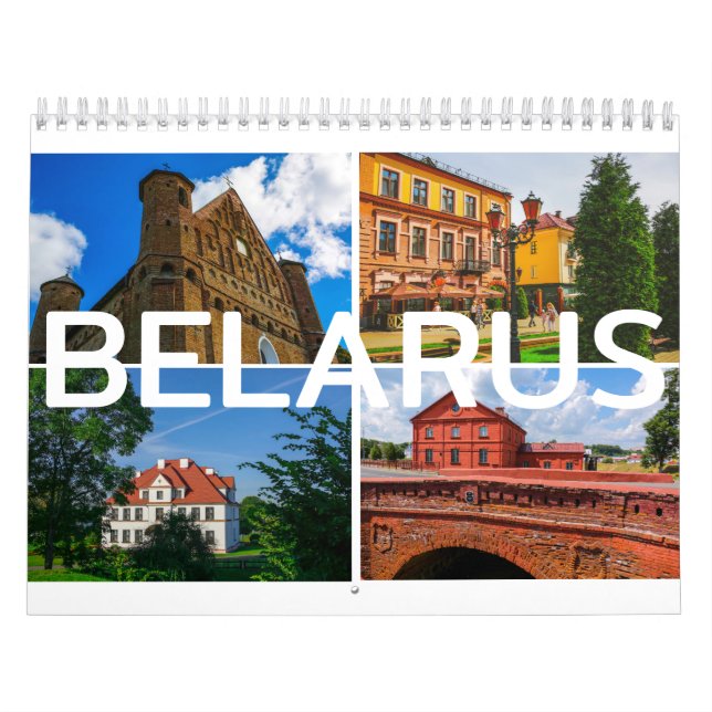 Belarus Architecture Landscape Minsk Brest Calendar (Cover)