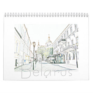Belarus Architecture Landscape Nature Calendar