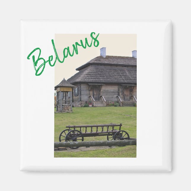Belarus Architecture Rural Landscape Magnet (Front)
