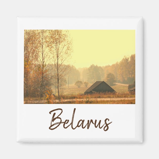 Belarus Architecture Rural Landscape Magnet (Front)