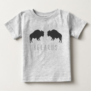 Belarus Belarusian Bison Зубр Беларусь Baby T-Shirt