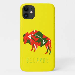 Belarus Belarusian Bison Зубр Беларусь Minimalism iPhone 11 Case