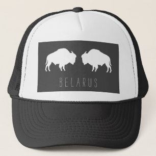 Belarus Belarusian Bison Зубр Беларусь Minimalism Trucker Hat