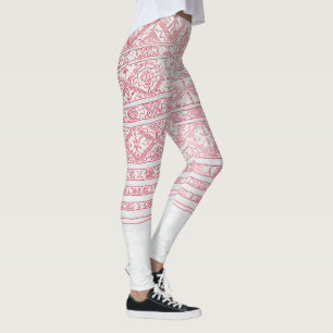 Belarus Belarusian National Folk Pattern Leggings