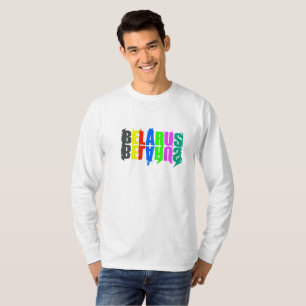 Belarus Colourful Happy Letters T-Shirt