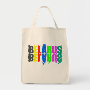 Belarus Colourful Happy Letters Tote Bag