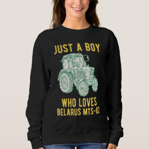 Belarus Farmer Tractor Agriculture Sweatshirt