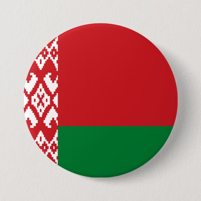 Belarus Flag 7.5 Cm Round Badge (Front)