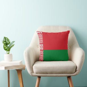Belarus flag cushion