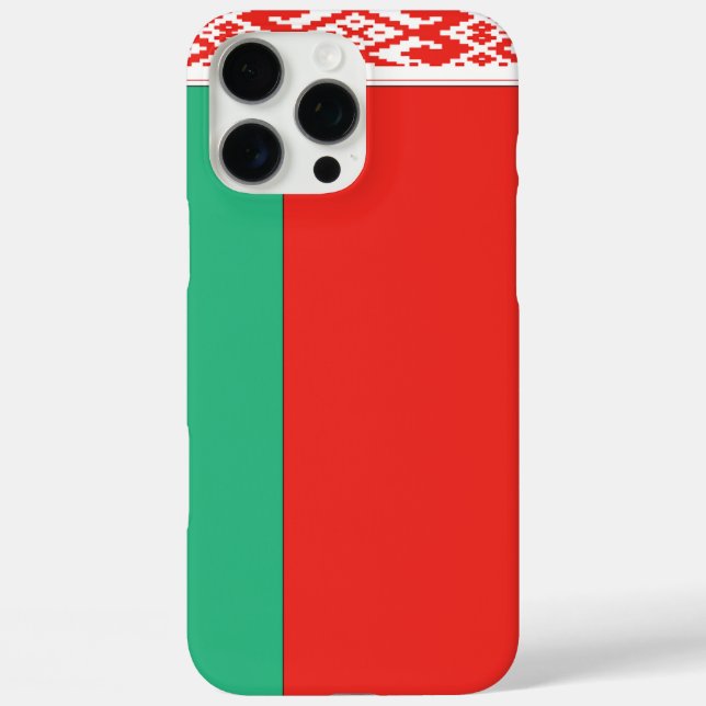 BELARUS Flag Customisable Case-Mate iPhone Case (Back)