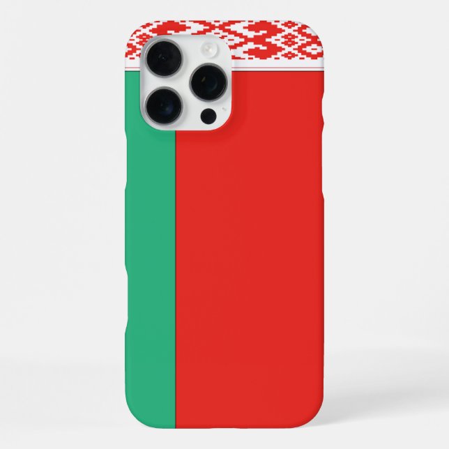 BELARUS Flag Customisable iPhone Case (Back)