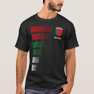 Belarus Flag Emblem Patriotic Belarusian National  T-Shirt