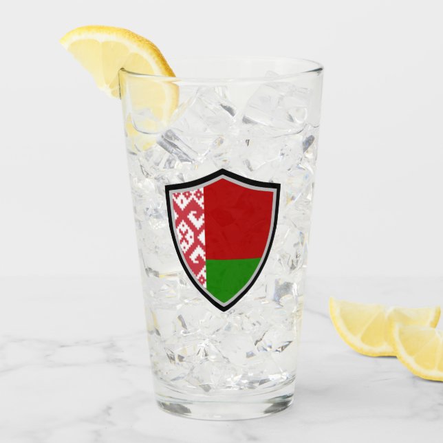 Belarus flag glass (Front Ice)