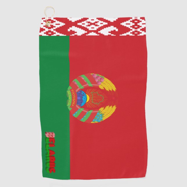 Belarus flag  golf towel (Front)