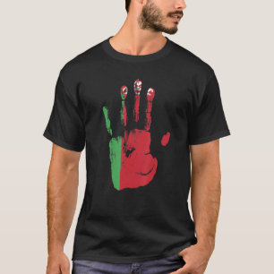 Belarus Flag Hand Men Women Kids T-Shirt
