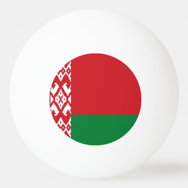 Belarus Flag Ping Pong Ball (Front)