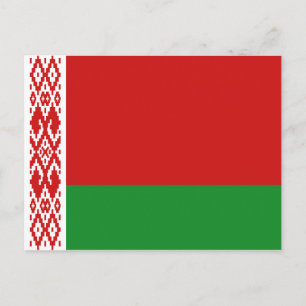 Belarus Flag Postcard