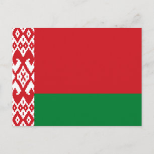 Belarus Flag Postcard