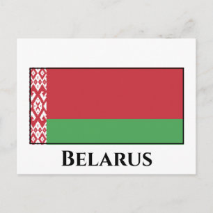 Belarus Flag Postcard