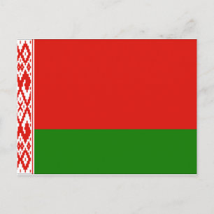 Belarus Flag Postcard