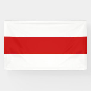 Belarus Flag (Red and White) Banner