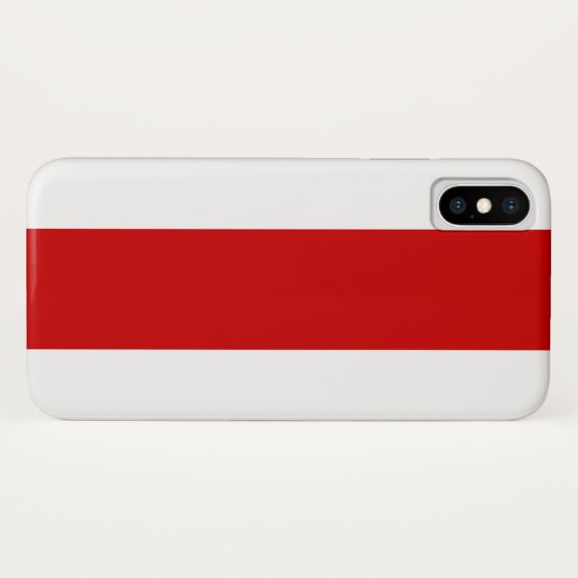 Belarus Flag (Red and White) Case-Mate iPhone Case (Back (Horizontal))