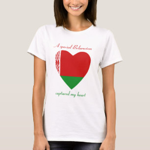 Belarus Flag Sweetheart T-Shirt