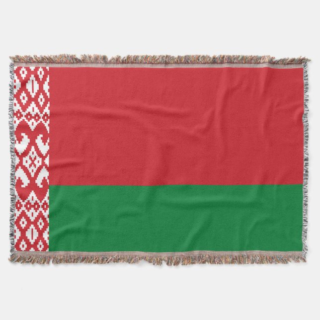 Belarus flag throw blanket (Front)