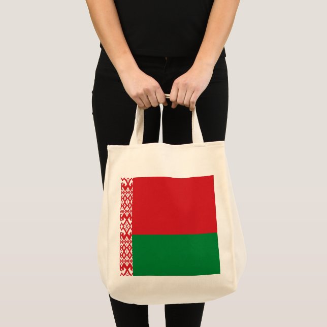 Belarus flag tote bag (Front (Product))