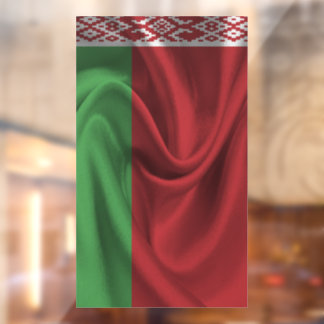 Belarus Flag Window Cling