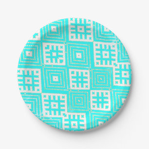 Belarus Folk Pattern Беларусь Вышиванка Paper Plate