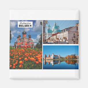 Belarus Greetings Nature Architecture Magnet