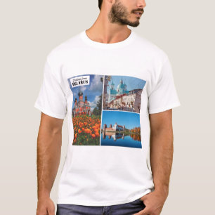Belarus Greetings Nature Architecture T-Shirt Top