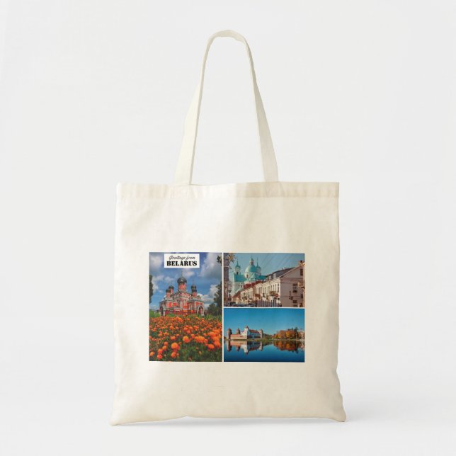 Belarus Greetings Nature Architecture Tote Bag (Front)