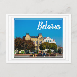 Belarus Grodno City Architecture Postcard