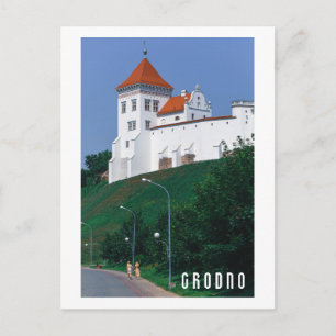Belarus Grodno Cityscape City Architecture Castle Postcard