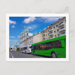 Belarus Grodno Cityscape City View Architecture Postcard