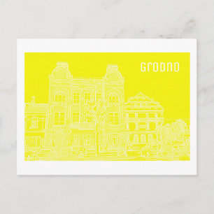 Belarus Grodno Cityscape City View Architecture Postcard