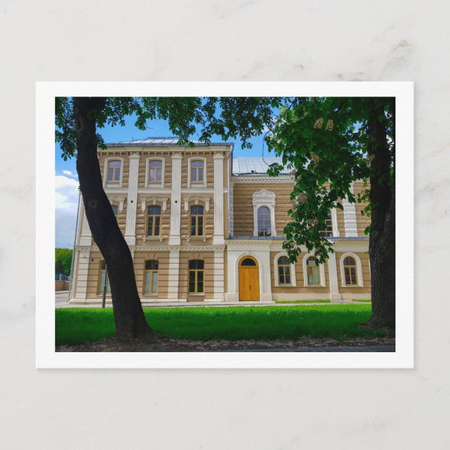 Belarus Grodno Cityscape Synagogue Architecture Postcard (Front)