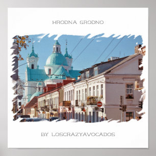 Belarus Hrodna Grodno Architecture Nature Poster