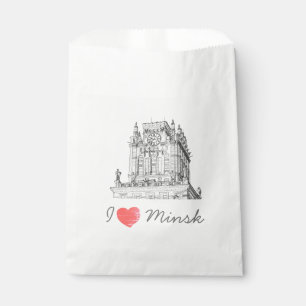 Belarus I Love Minsk City Gates Architecture Favour Bags