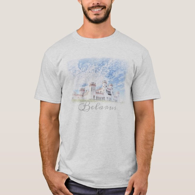 Belarus Kosava Palace Architecture T-Shirt Top (Front)