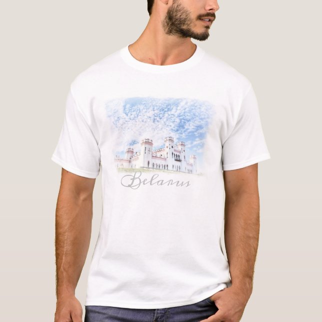 Belarus Kosava Palace Architecture T-Shirt Top (Front)